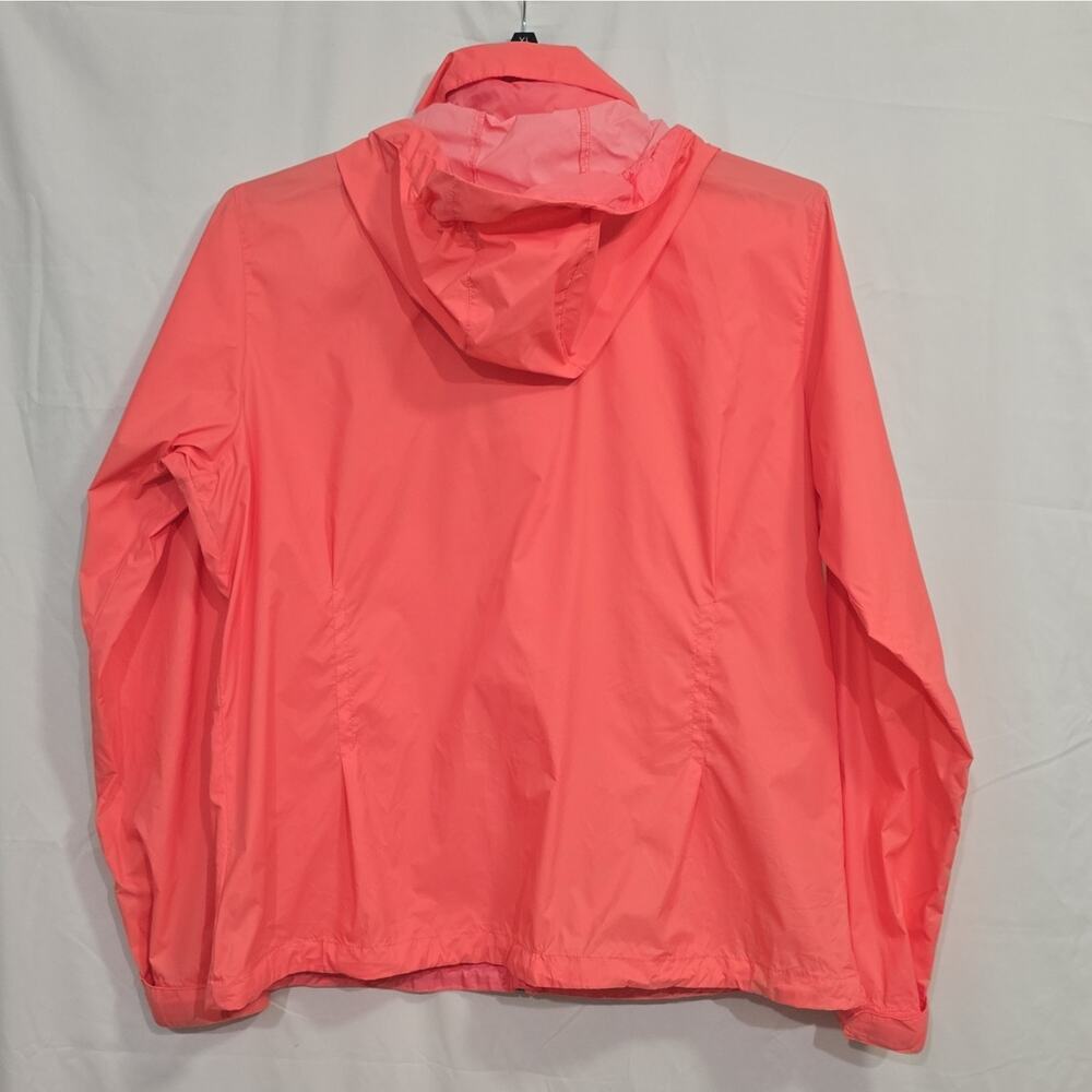 Columbia Women’s XXL Peach Hooded Full Zip Pockets Windbreaker Jacket - Picture 8 of 13